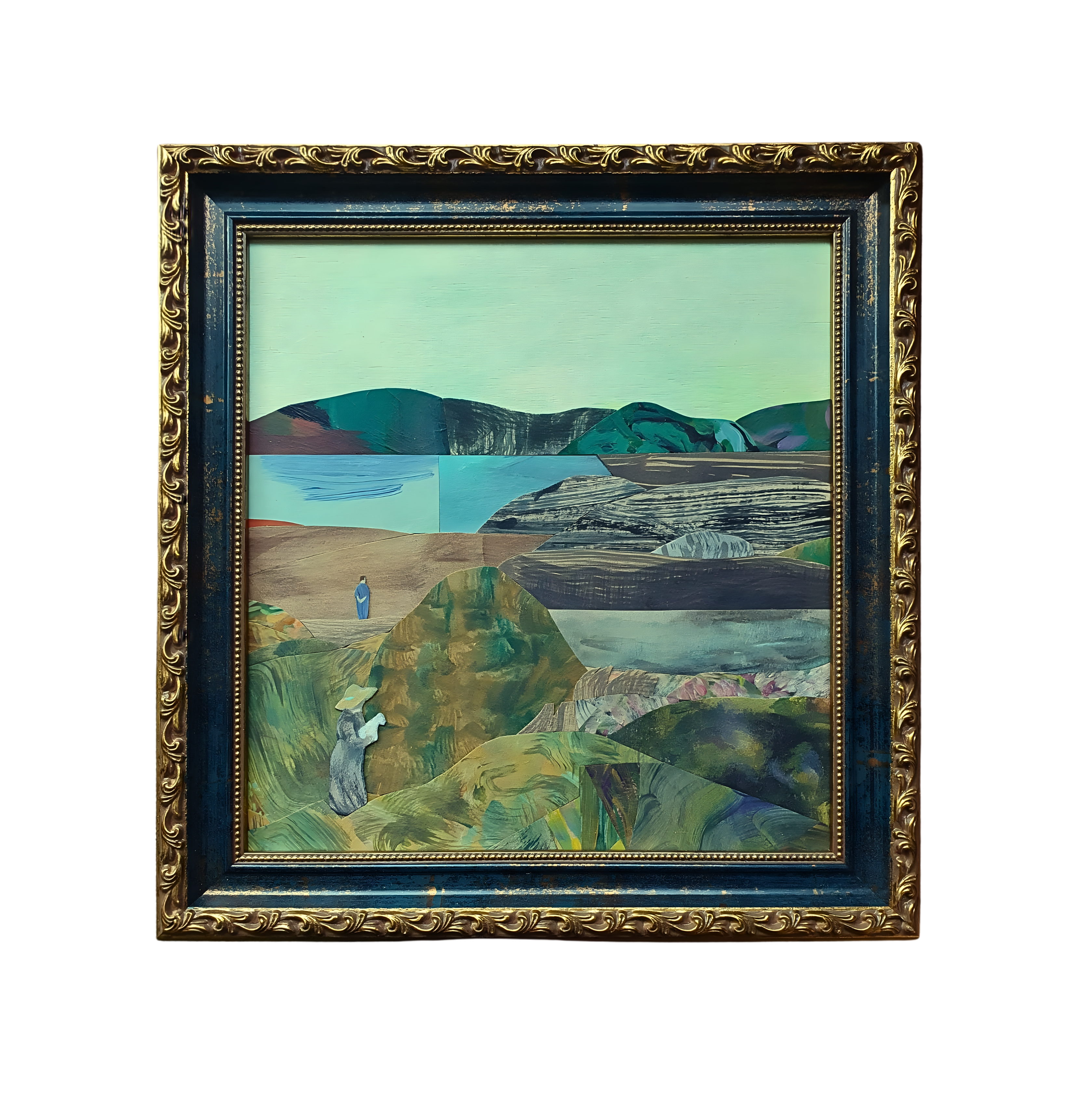 Sylikoira (Framed Original Collage)