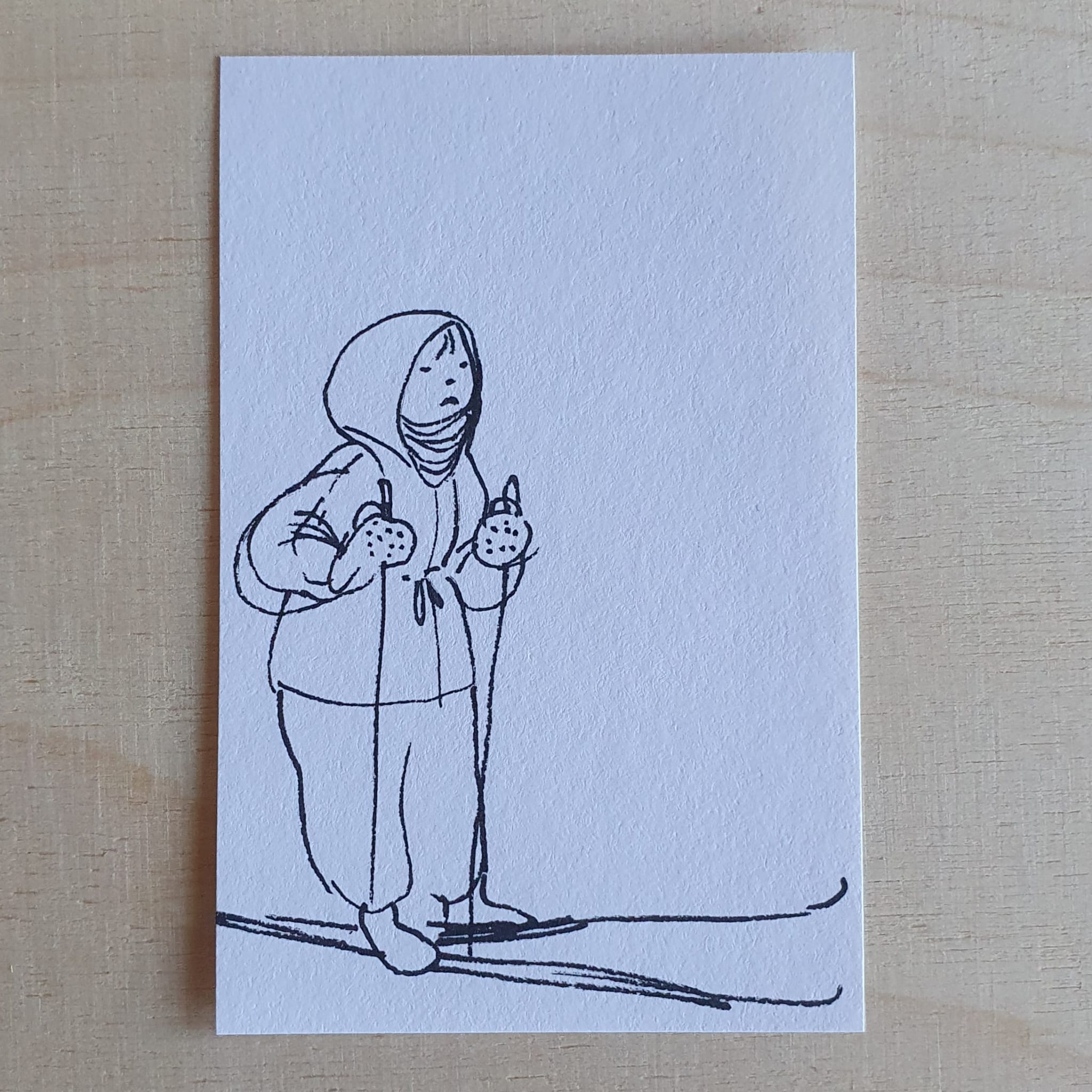 Melancholic Skier (Original)